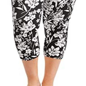 Terra & Sky Floral Cropped Capris